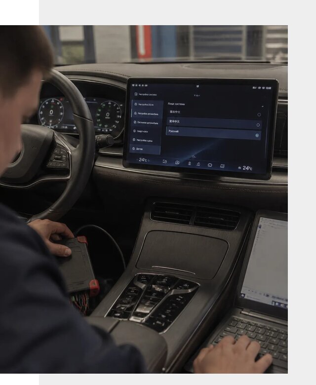 Русификация автомобиля BYD HAN для эксплуатации в Еманжелинске